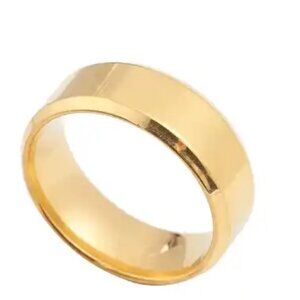 Gold Stainless-Steel Ring
